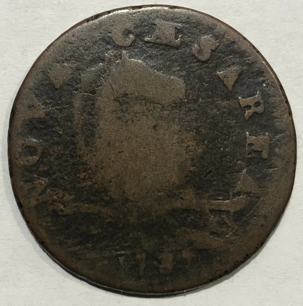New Jersey 1787 Copper Maris 46-e Middle Die state