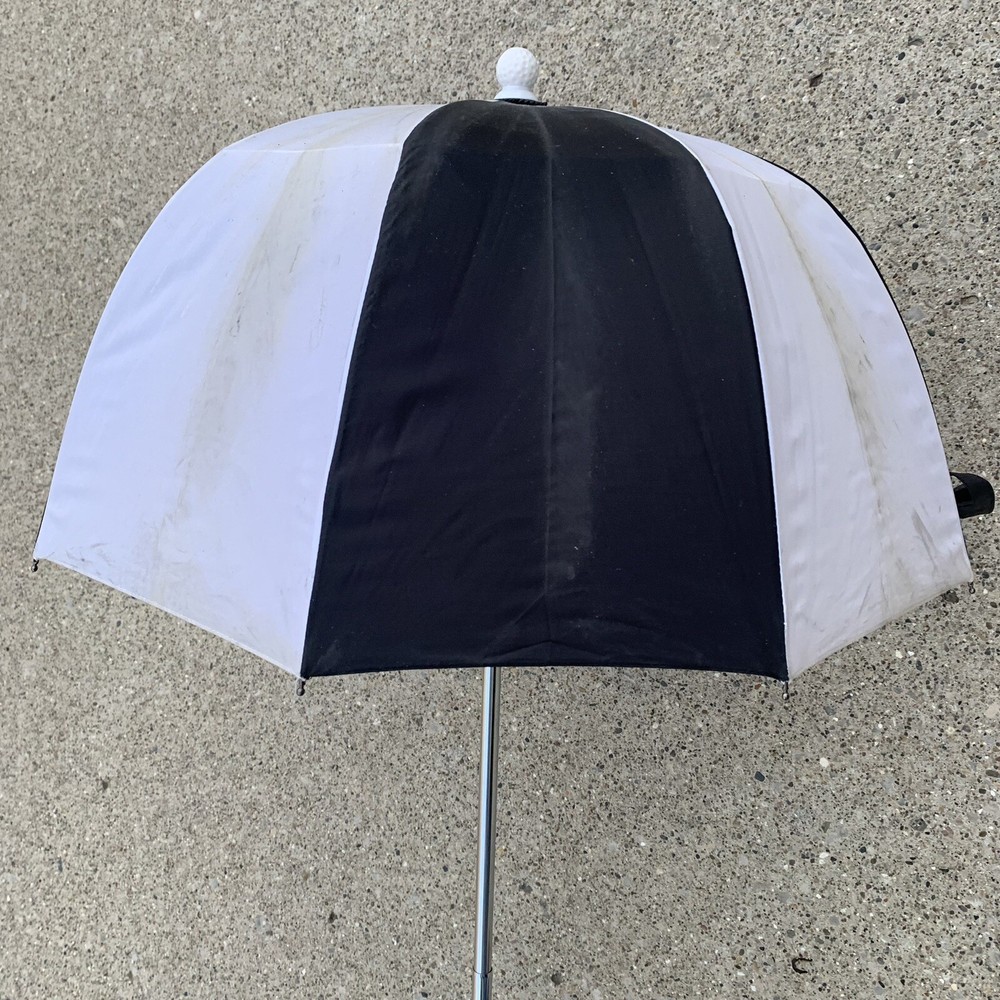 Drizzle Stick Golf Umbrella Black Quadrants Inc.