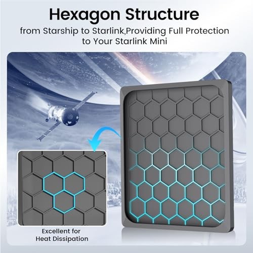 Grey Starlink Mini Cover - Hailproof & Shockproof - Mini Protective