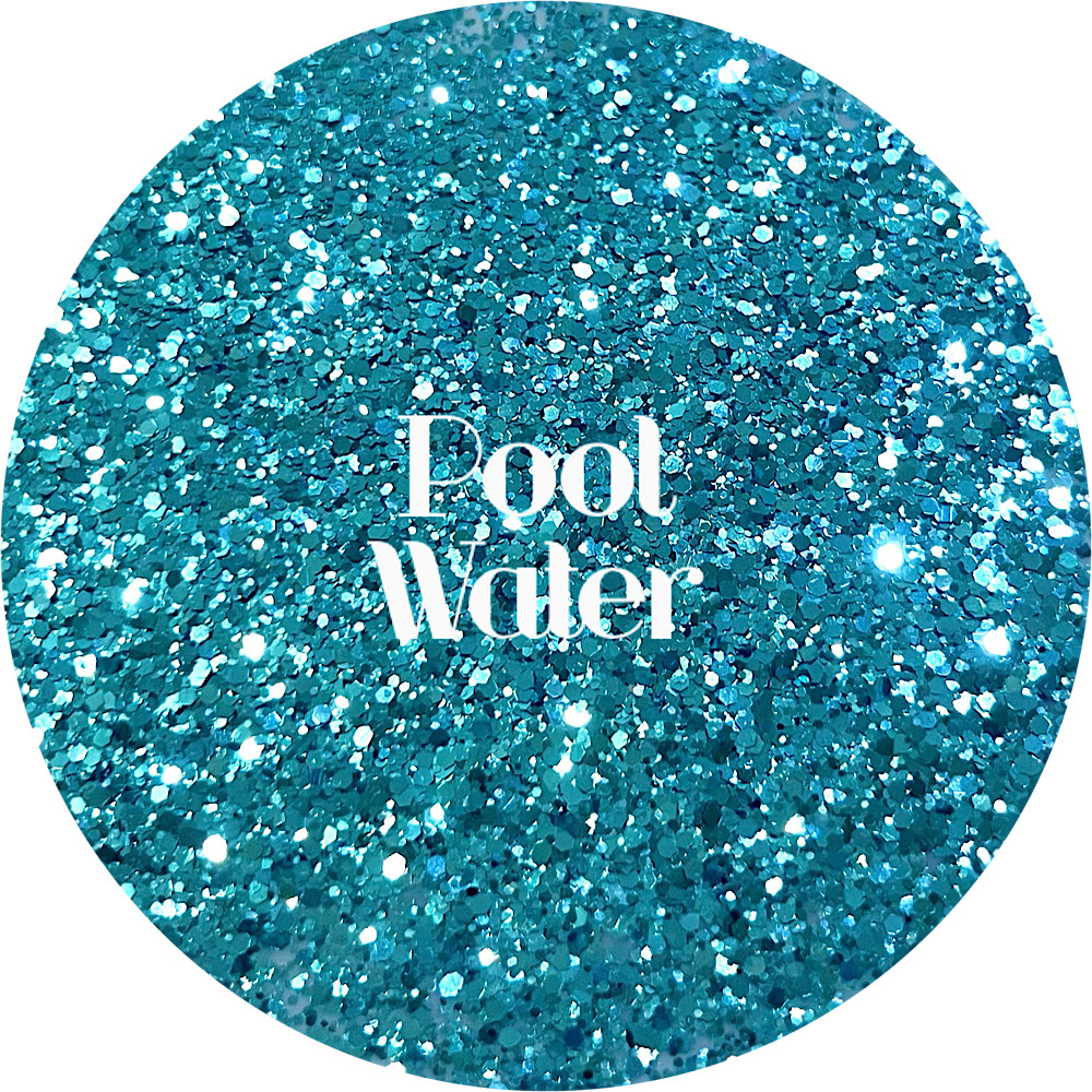Premium Polyester Glitter - Teal Blue Metallic