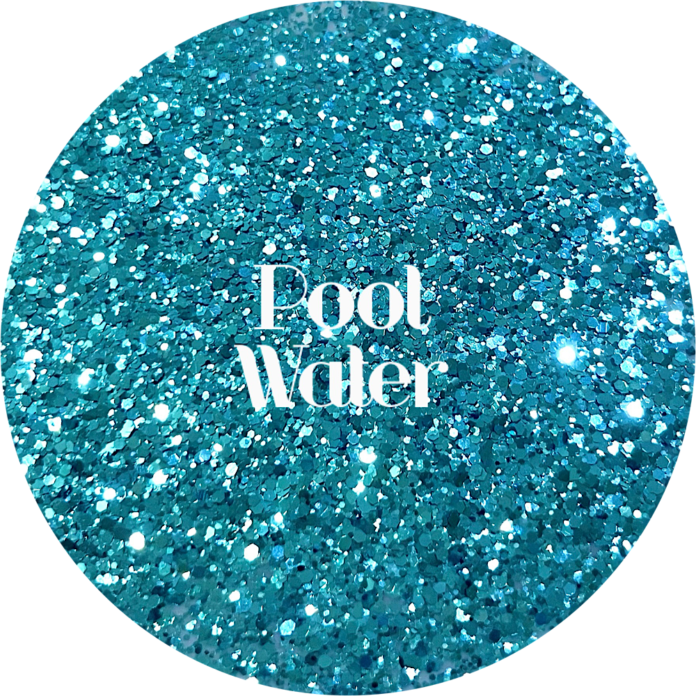 Premium Polyester Glitter - Teal Blue Metallic