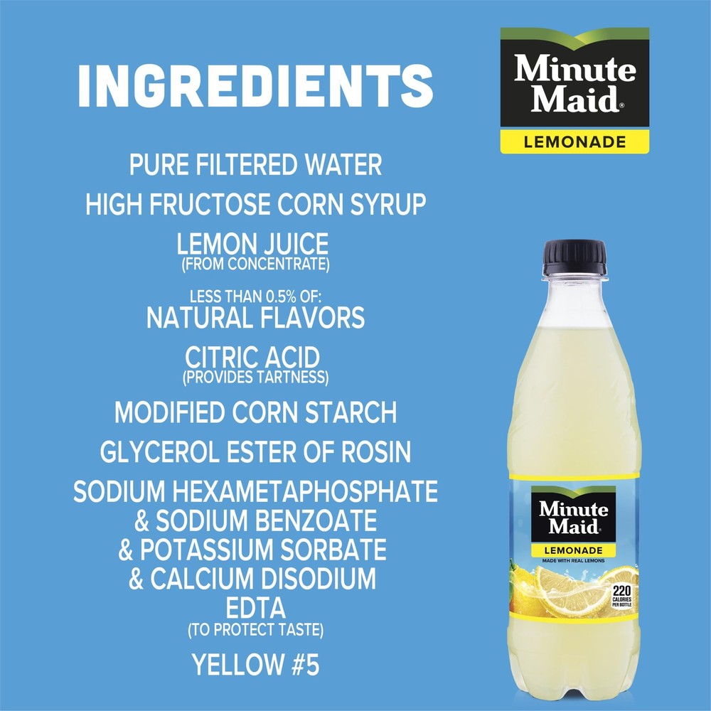Lemonade Made w/Real Lemons, 16.9 fl oz, 6 Pack