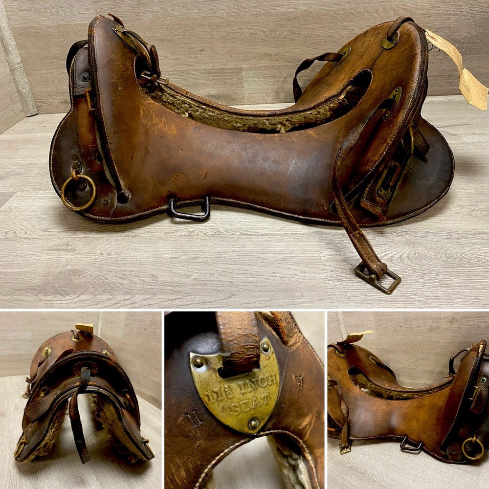 Rare McClellan Calvary Saddle 1902-1908 Authentic! Has Stampes   (See Desc)