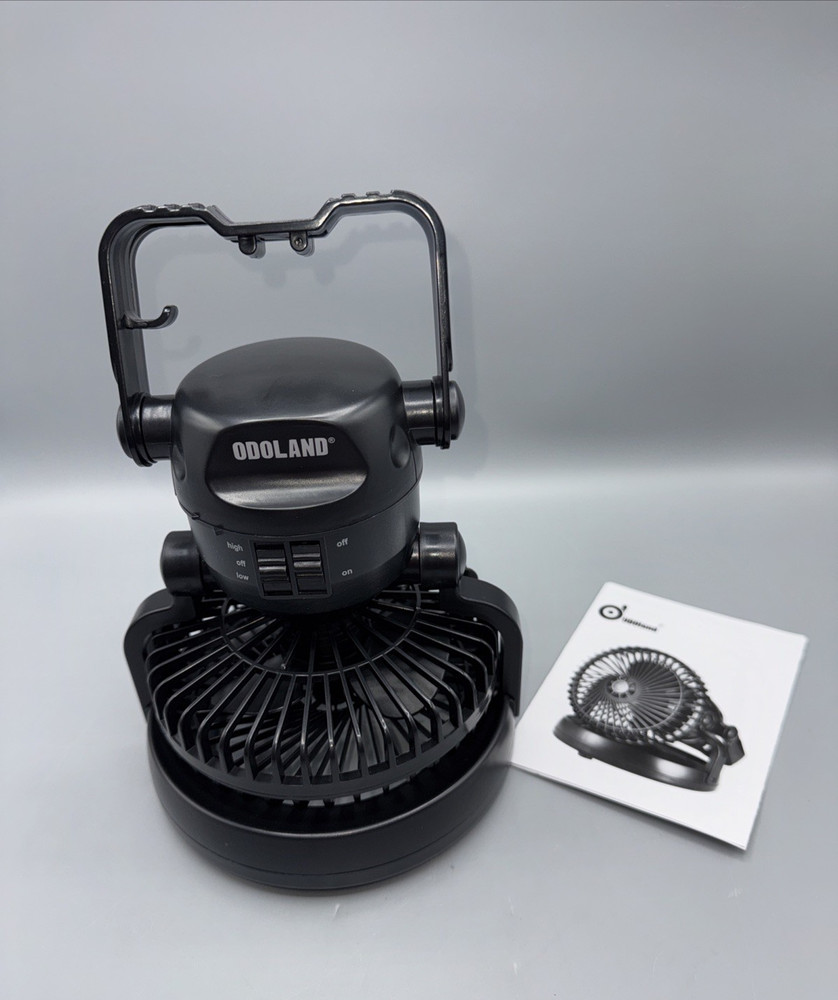 Portable LED Camping Lantern with Ceiling Fan