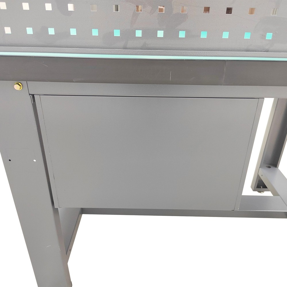 1T Heavy-duty Anti-static Assembly Line Work Table Industrial Workbench 2Drawer