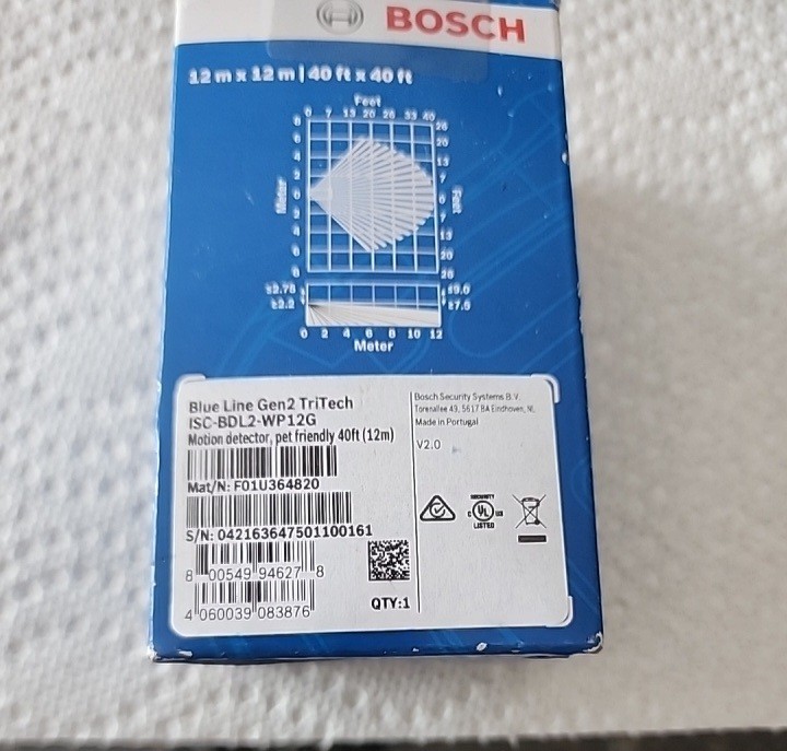 Bosch Tritech Motion Detector - ISC-CDL1-W15G