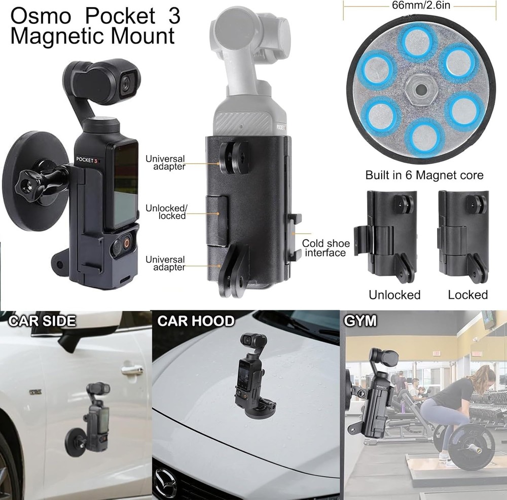 Comprehensive Accessories Kit for DJI Osmo Pocket 3 - Ultimate Creator Bundle=