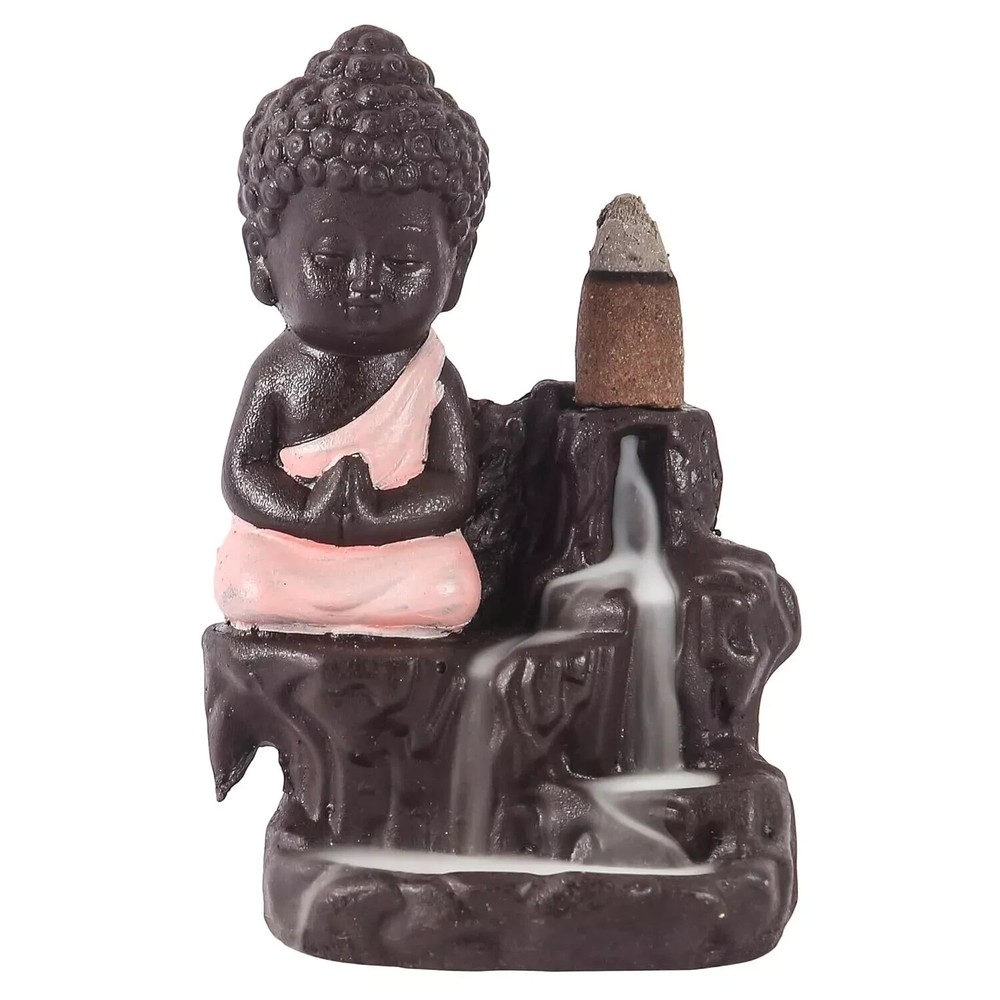 Buddha Backflow Incense Holder 4.75 Inches