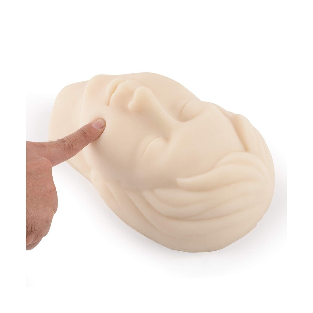 Injection Training Silicone Mannequin Face Model Head Model for Micro-Plastic...