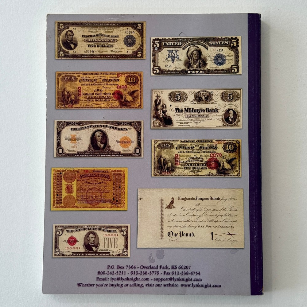 2008 Lyn Knight Catalog National Bank Notes Type Notes Errors Silver Certs 340pg