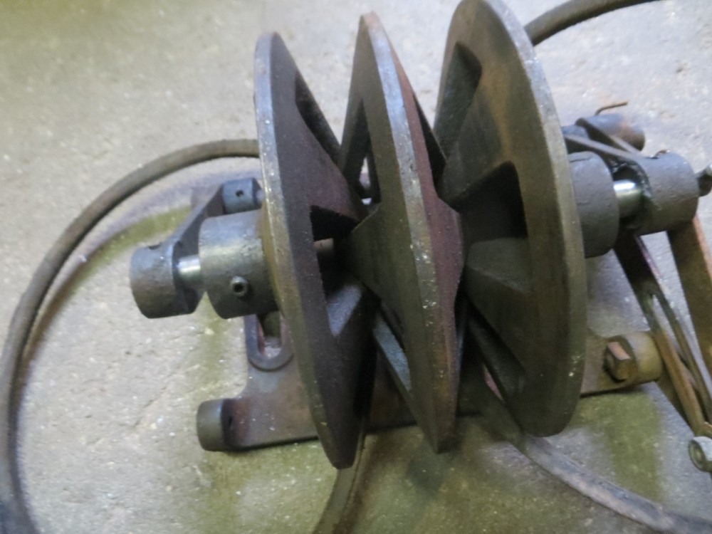 Vintage Variable Speed Drive 7" Pulley System Complete Assembly