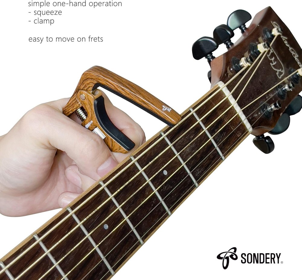 Guitar Capo Trigger Tension Adjustable Professional for 6 Strings Acoustic