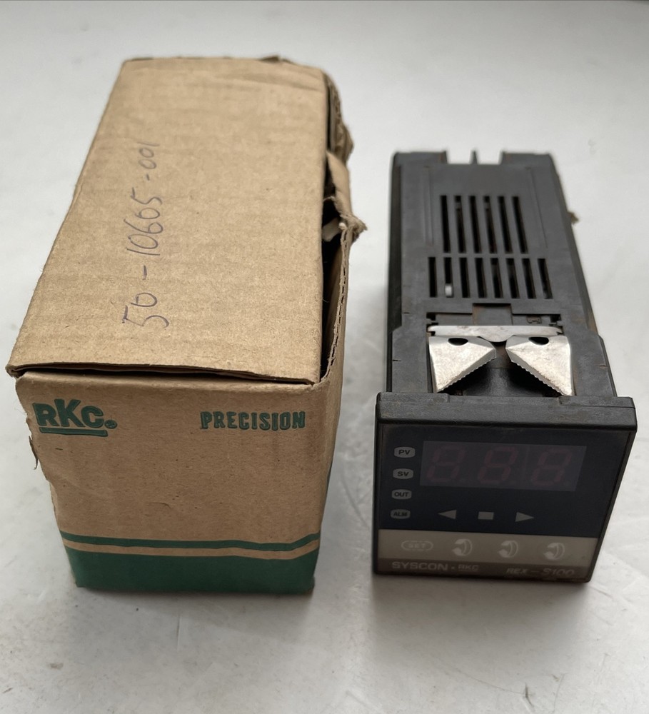 RKC S100FJA8-M*NN ZK-1087 05932 REX-S100 Temperature Controller 0-999F Syscon