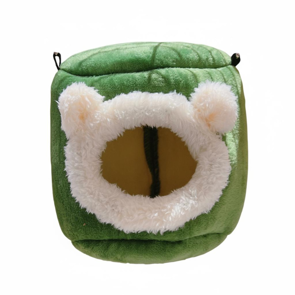Plush hanging parrot bed