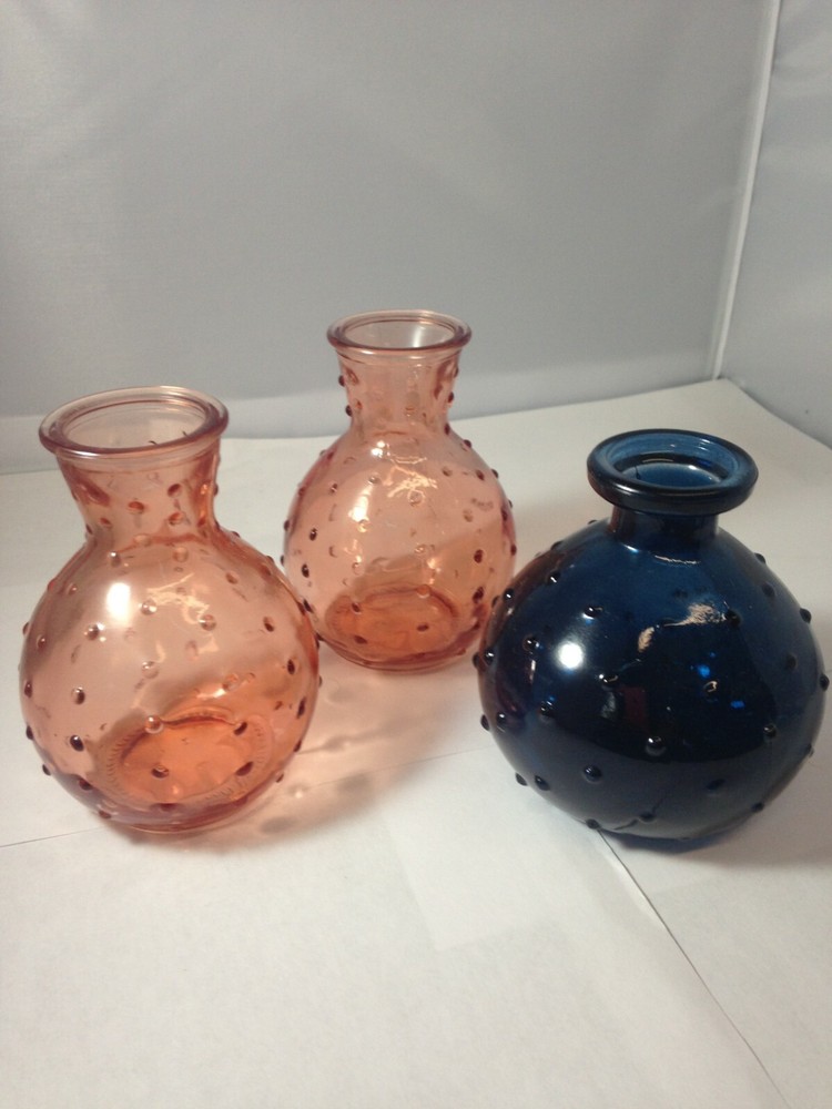 3 pc Mini Bud Vases - Bullseye's Playground
