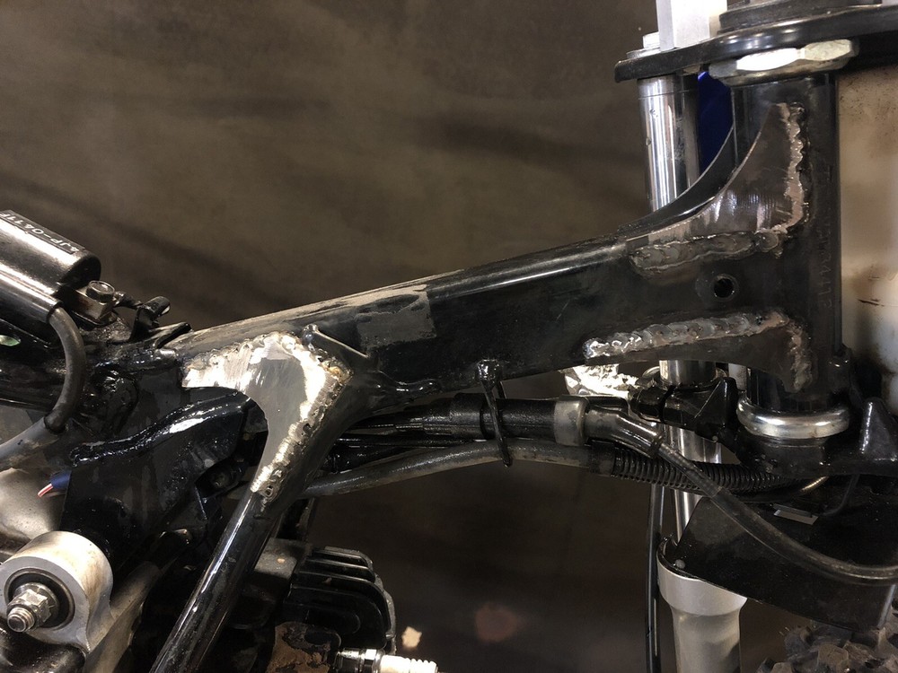 Yamaha PW50 Frame Gusset Kit 8-piece