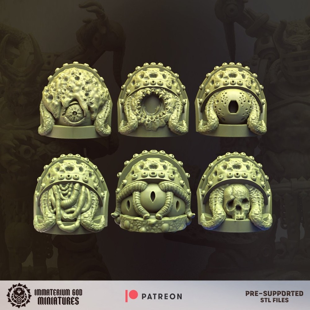 SONS OF DECAY WARRIORS SHOULDERPADS (6U)
