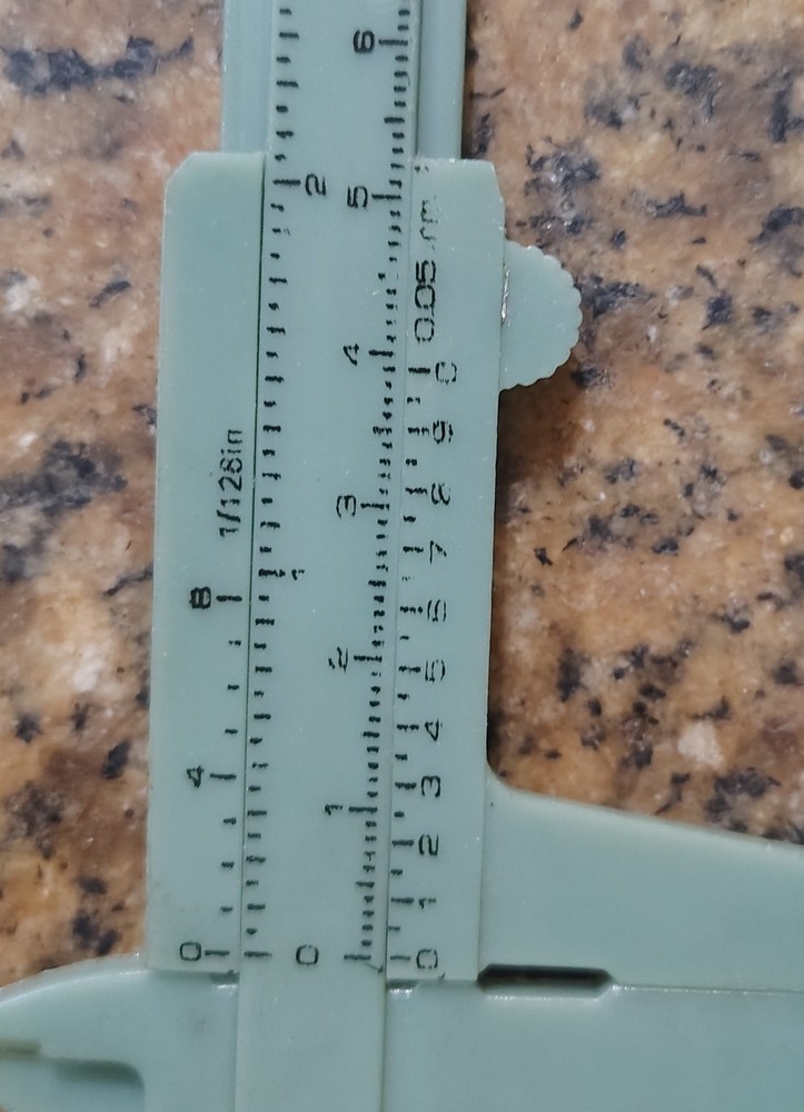 🗽VINTAGE POLYMER SIX INCH VERNIER CALIPER