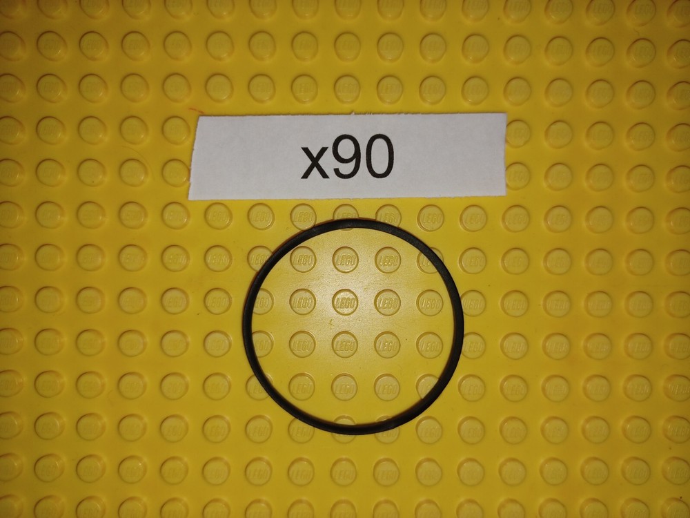10 non-Lego Replacement Rubber Bands x90