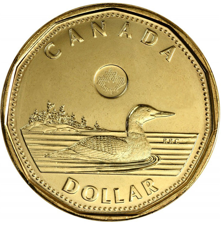 2012 Canada Security Loonie One Dollar Coin. (UNC.) Mint Condition $1