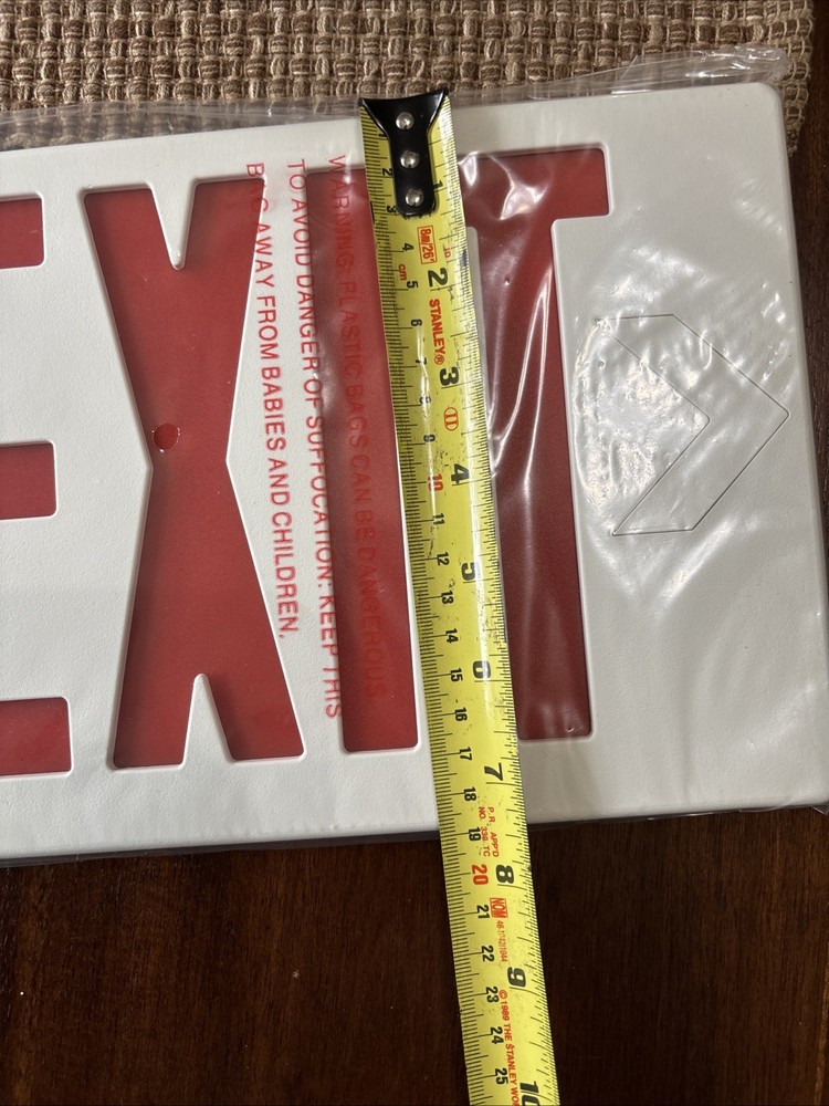 LED Exit Light Faceplate Lot Of 15