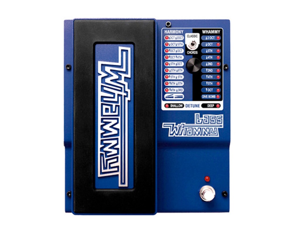Digitech Bass Whammy + Gator 9V Power Combo & 3 Patch Cables