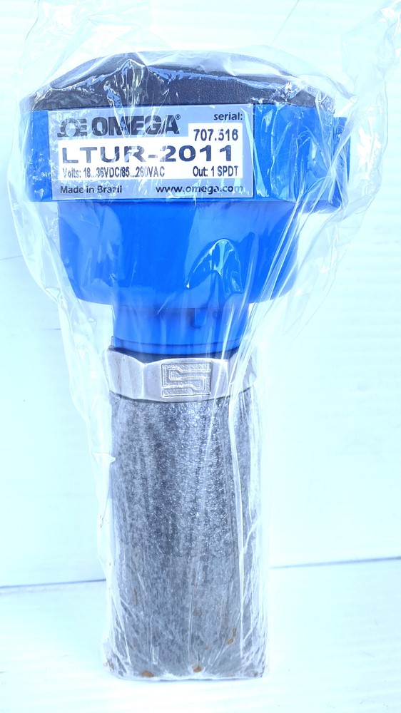 Omega LTUR-2011 Tuning Fork Level Sensor Switch for Liquids LTU2000 *NEW*