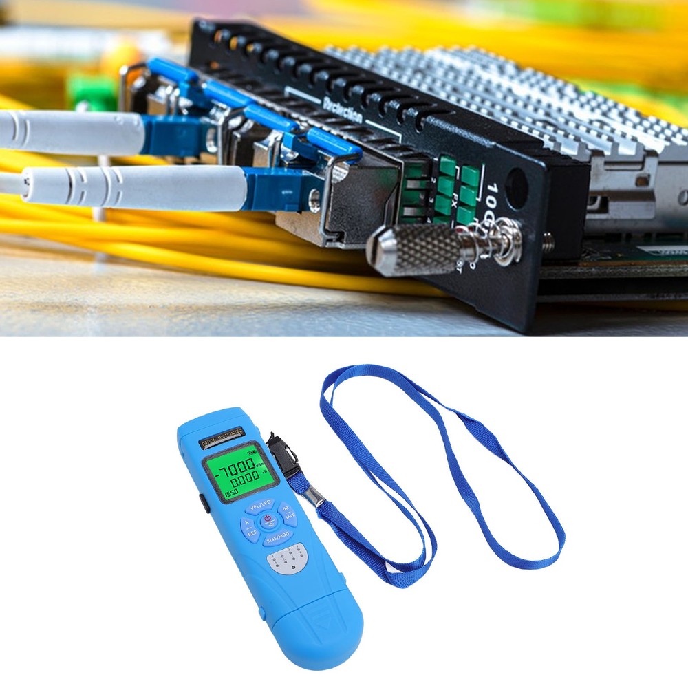 Multi Function Optical Power Meter 10 Wavelengths OPM VFL For Network Maintenanc