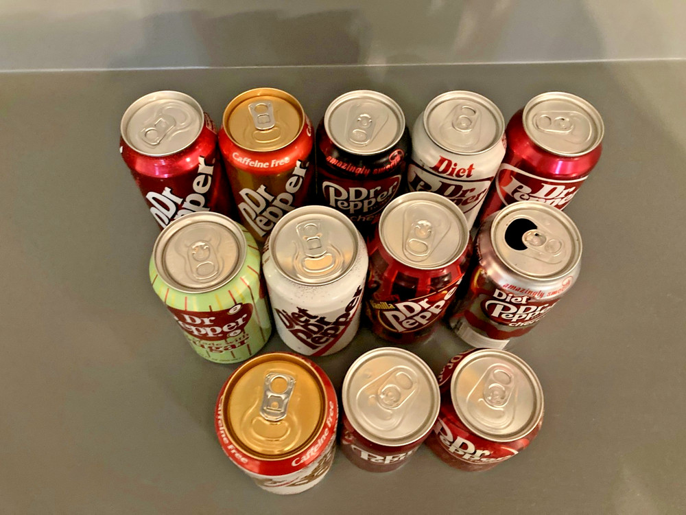 Dr Pepper Can Collection Starter Kit (12 cans)