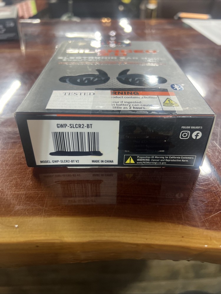 WALKER'S SILENCER 2.0 EAR BUD BLACK