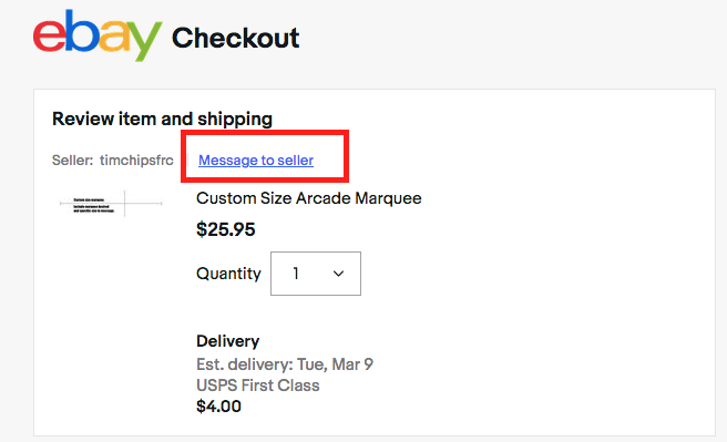 Custom Size Arcade Marquee