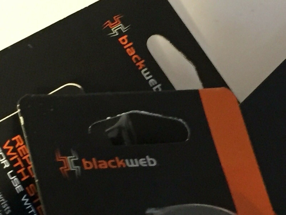 Solid Black Blackweb REPLACEMENT Fitbit Flex 2 Band with Silver Steel Buckle