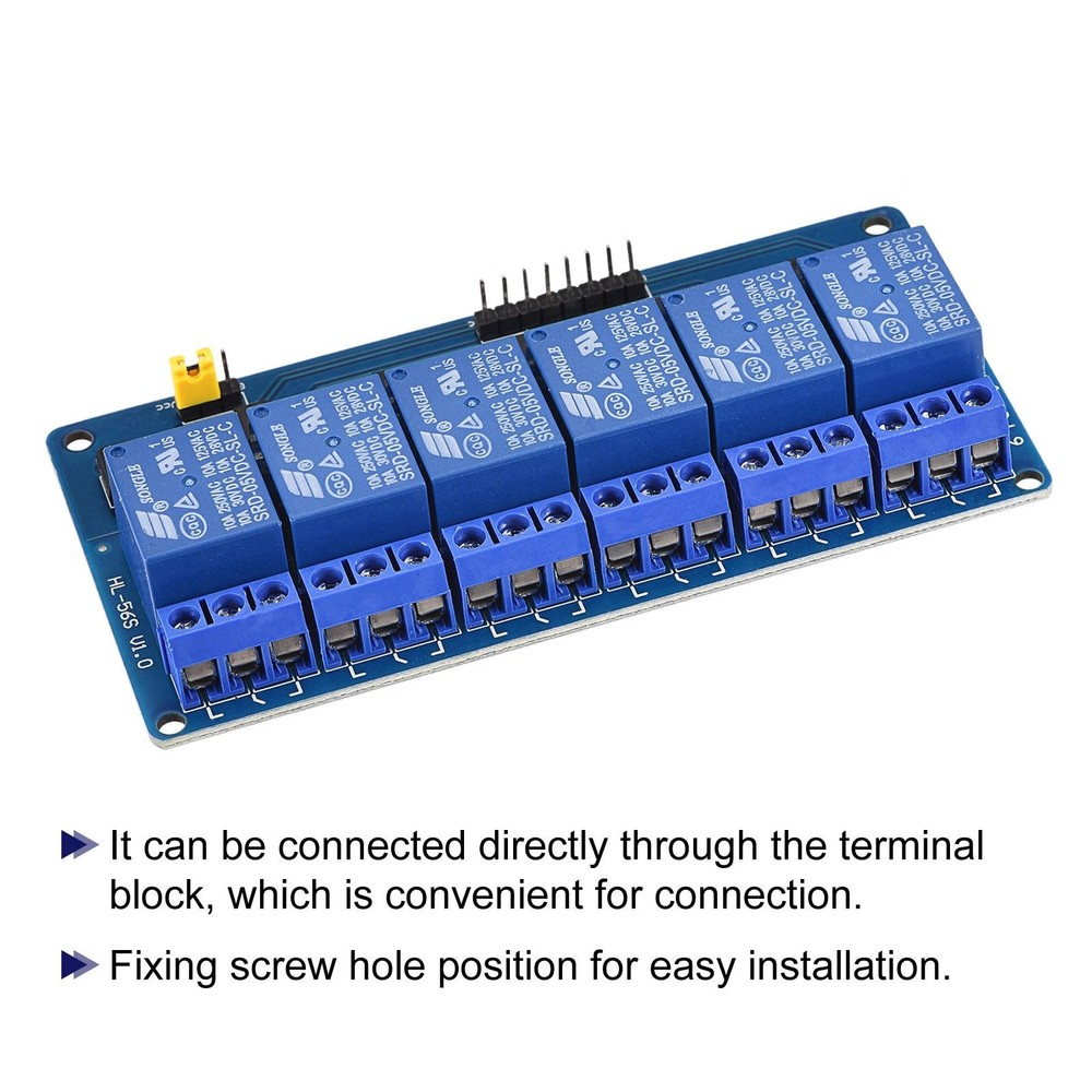 Relay Module 6 Channel 5V Low Level Trigger Module Relay Module Board