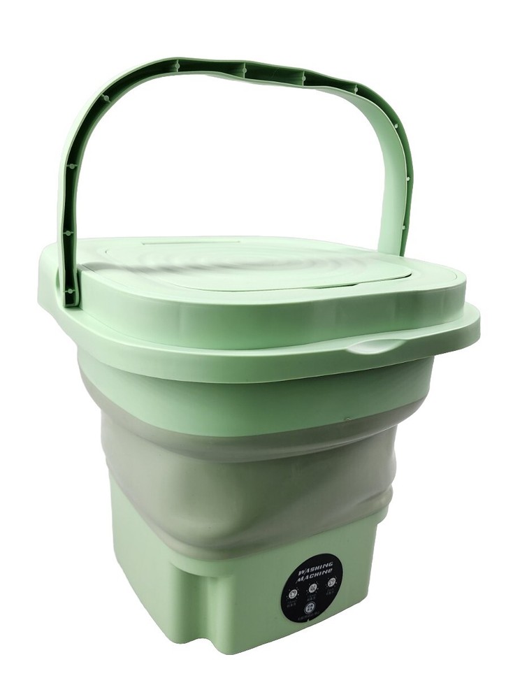 Mini Washing Machine Portable Folding Sterilisation Drying Laundry W Spin &Drain