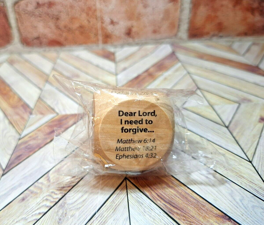 Prayer Starters Wooden Prayer Cube NEW 1 5/8" -  6 Prayers