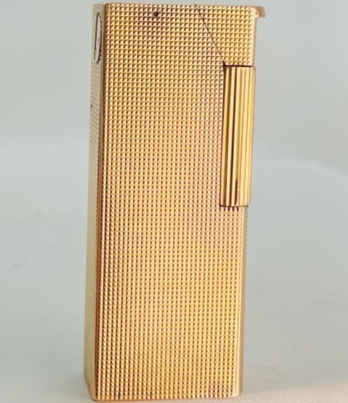 Working Dunhill Rollagas lighter Gold aldanir without box