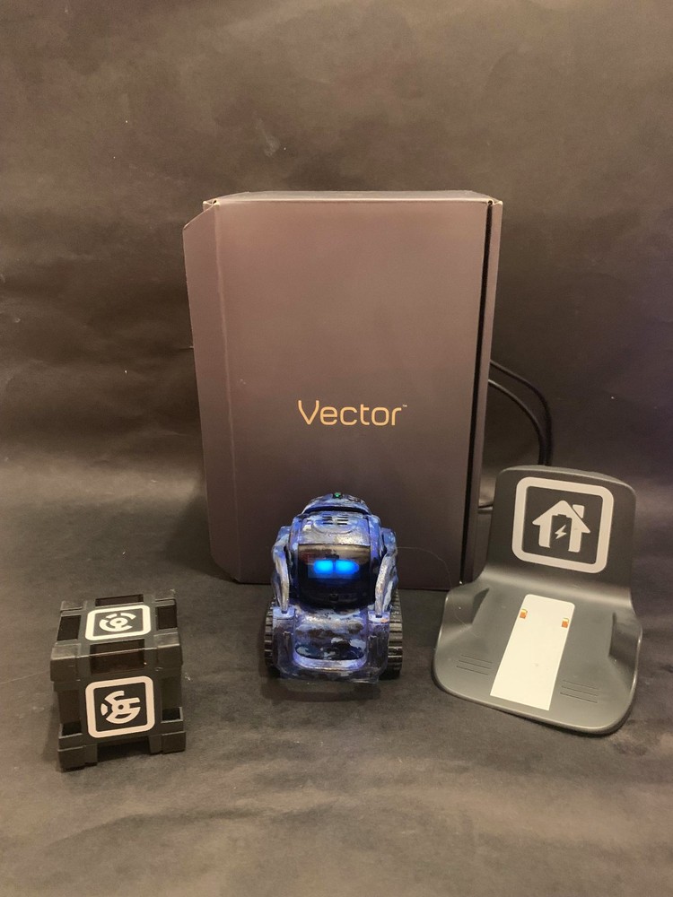 Anki VECTOR Robot Complete with Box, cube, charger. No instruction booklet