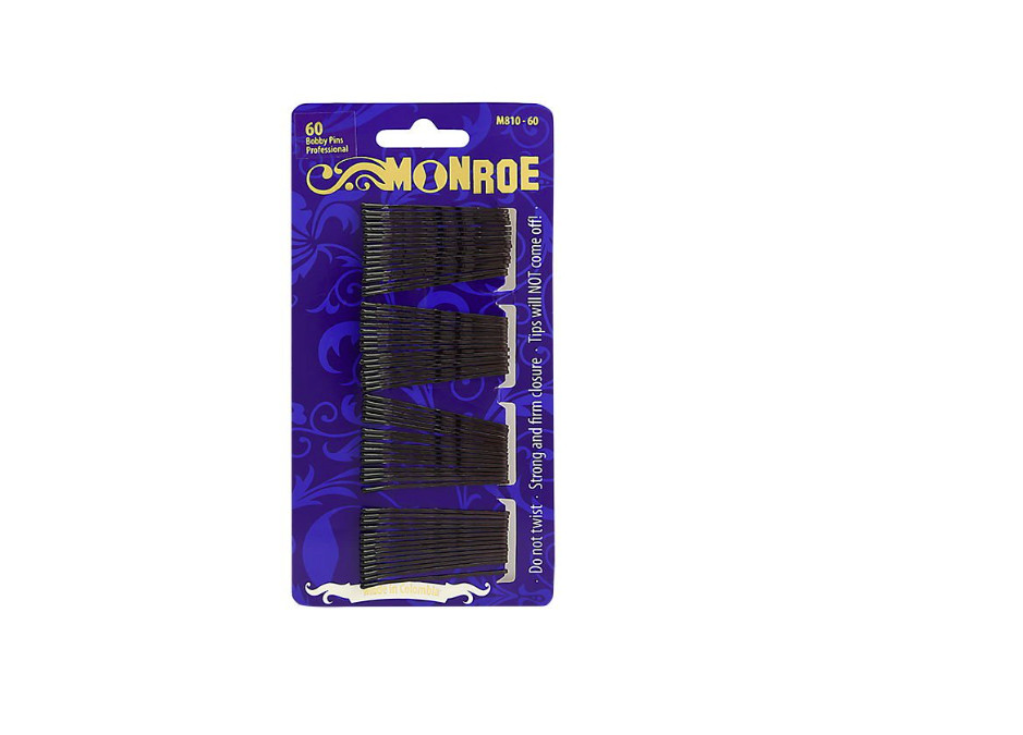 Monroe Bobby Pins Black Model No. M810-60
