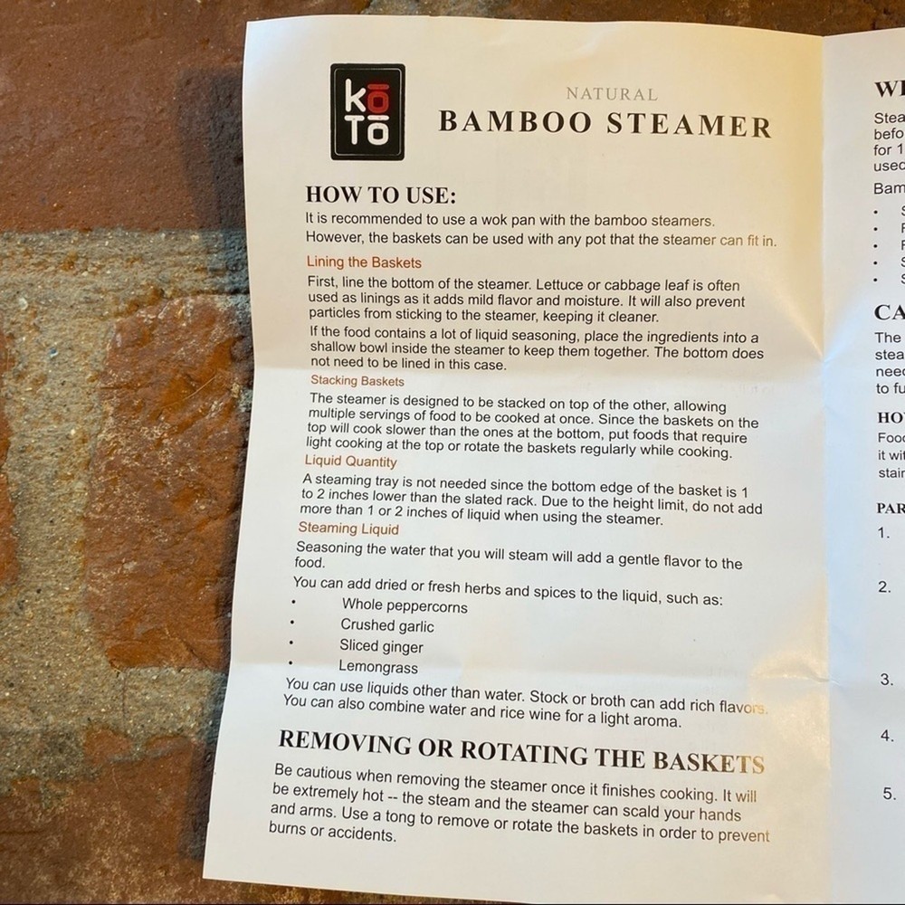 Koto Bamboo steamer