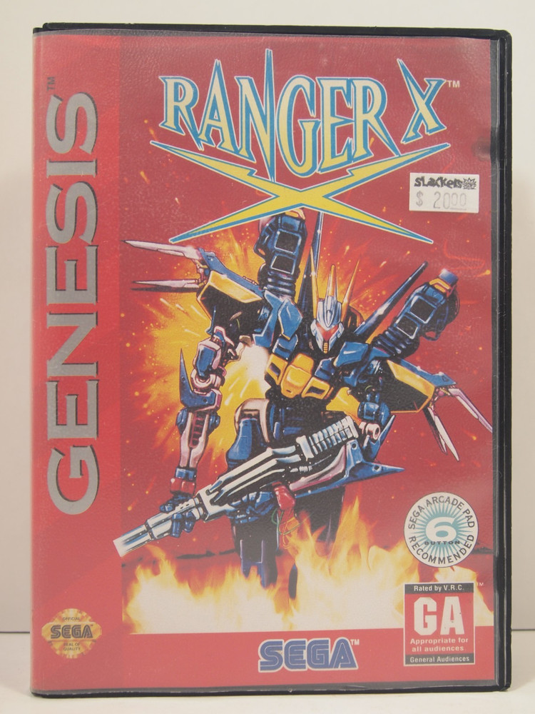 Ranger X Case (SEGA Genesis) Authentic BOX ONLY