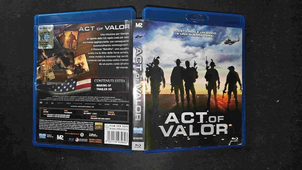 blu-ray ACT OF VALOR,