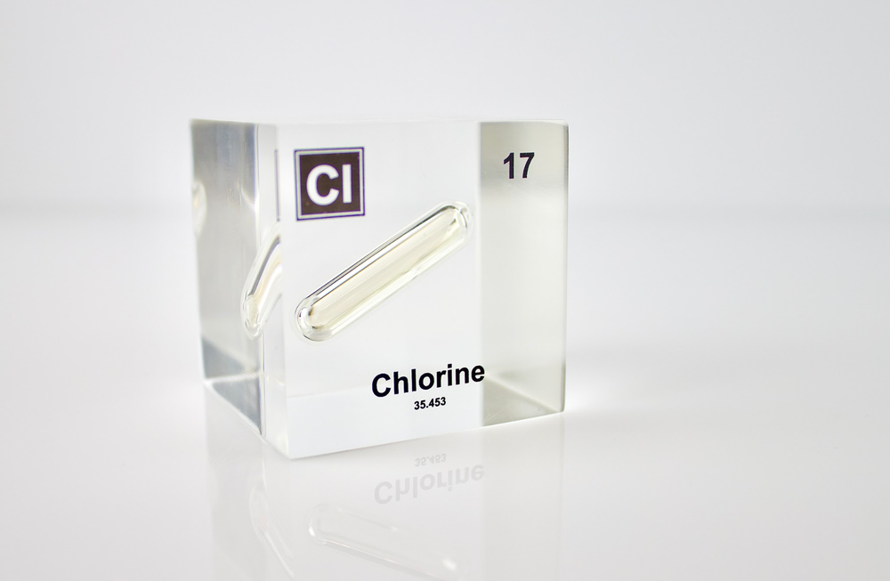 Chlorine Element Cube
