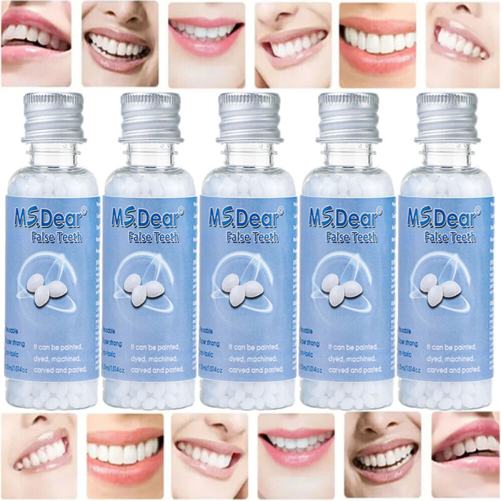 Resin False Teeth Solid Glue Temporary Tooth Repair Moldable Teeth Gap Denture