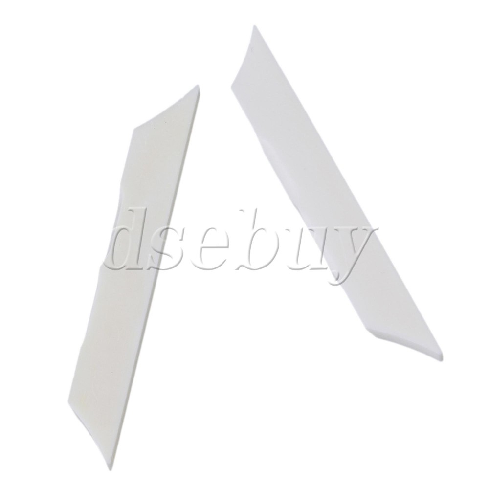 2pcs Cattle Bone Bridge Saddle Fits for Ukulele Guitar Accessories White