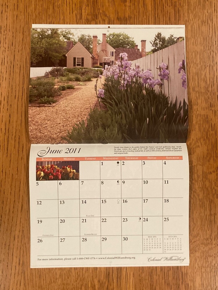 Colonial Williamsburg 2011 Wall Calendar