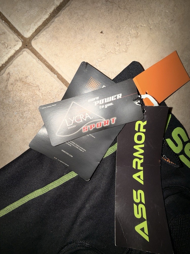 Ass Armor Protective Padding For Biking, Sking, Etc. NWT Size M
