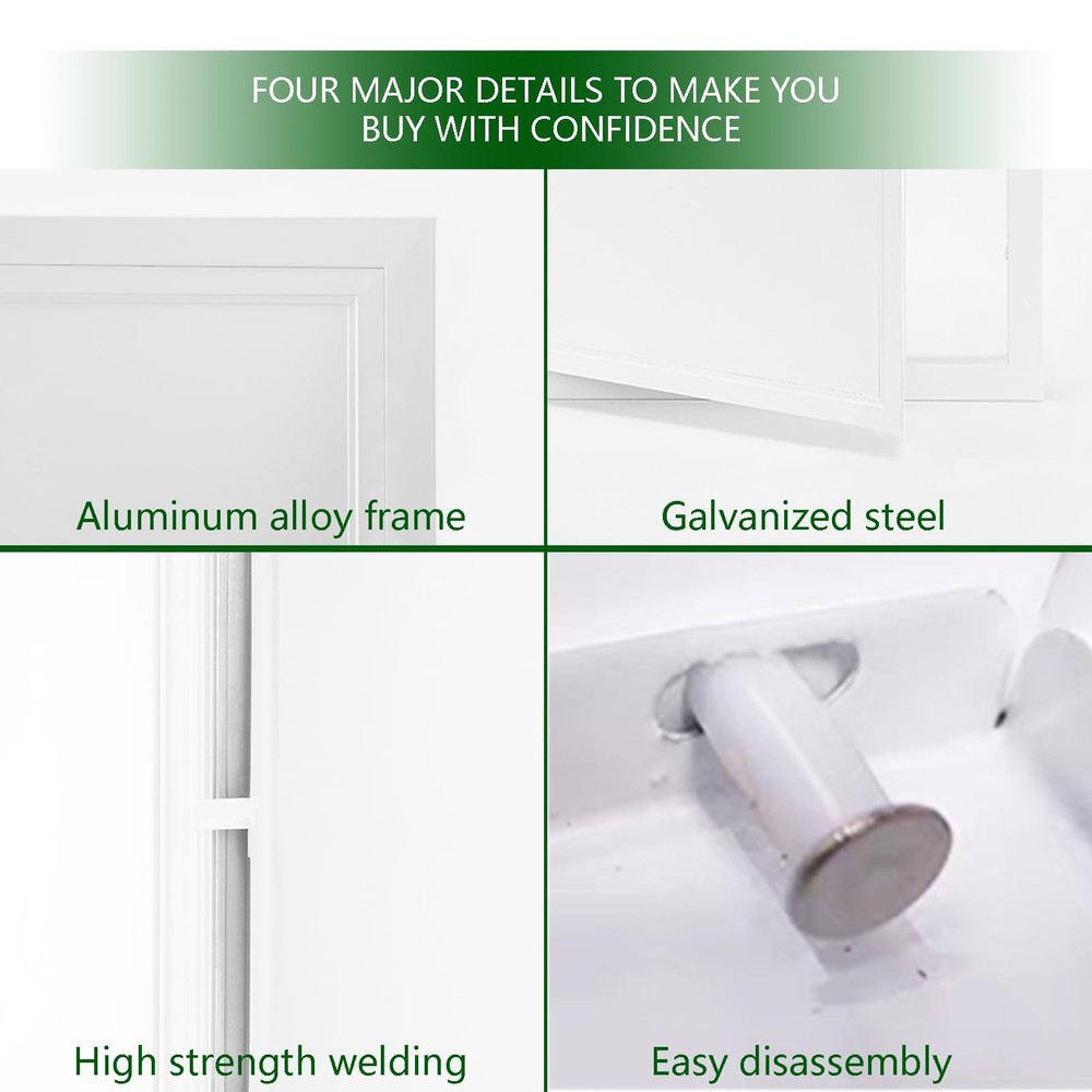 Metal Access Panel 24 x 24, Access Panel with Screwdriver Latch, Galvanized Stee