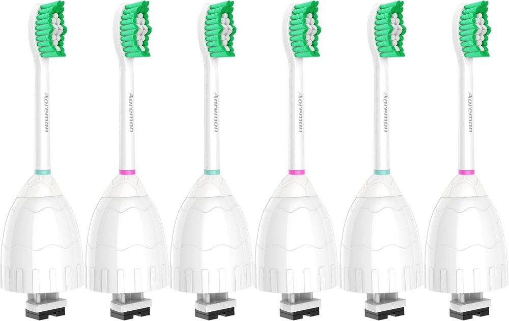 Advanced Bristle Technology Replacement Heads for Philips Sonicare, 6 Count
