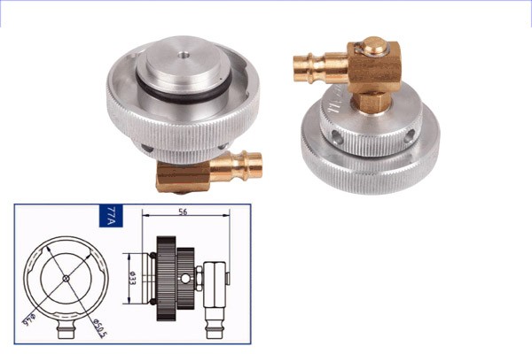 Stopper - brake fluid adapter