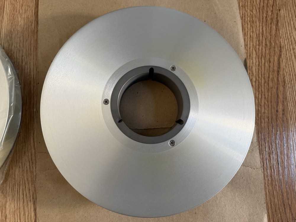 2 EMPTY 1" Videotape Empty Reels 9 3/4"